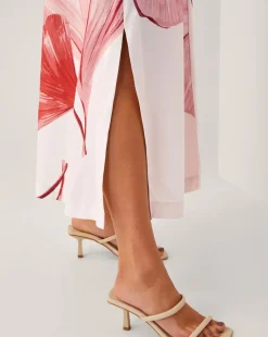 Monsoon June Floral Kimono Maxi Dress