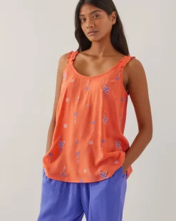Monsoon Kamila Embroidered Cami Top