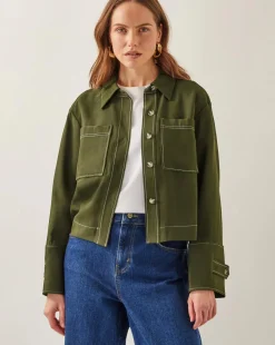 Monsoon Katya Contrast Cargo Shirt