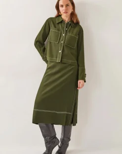 Monsoon Katya Contrast Cargo Shirt