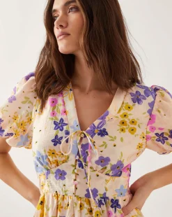 Monsoon Madeline Floral Midi Dress