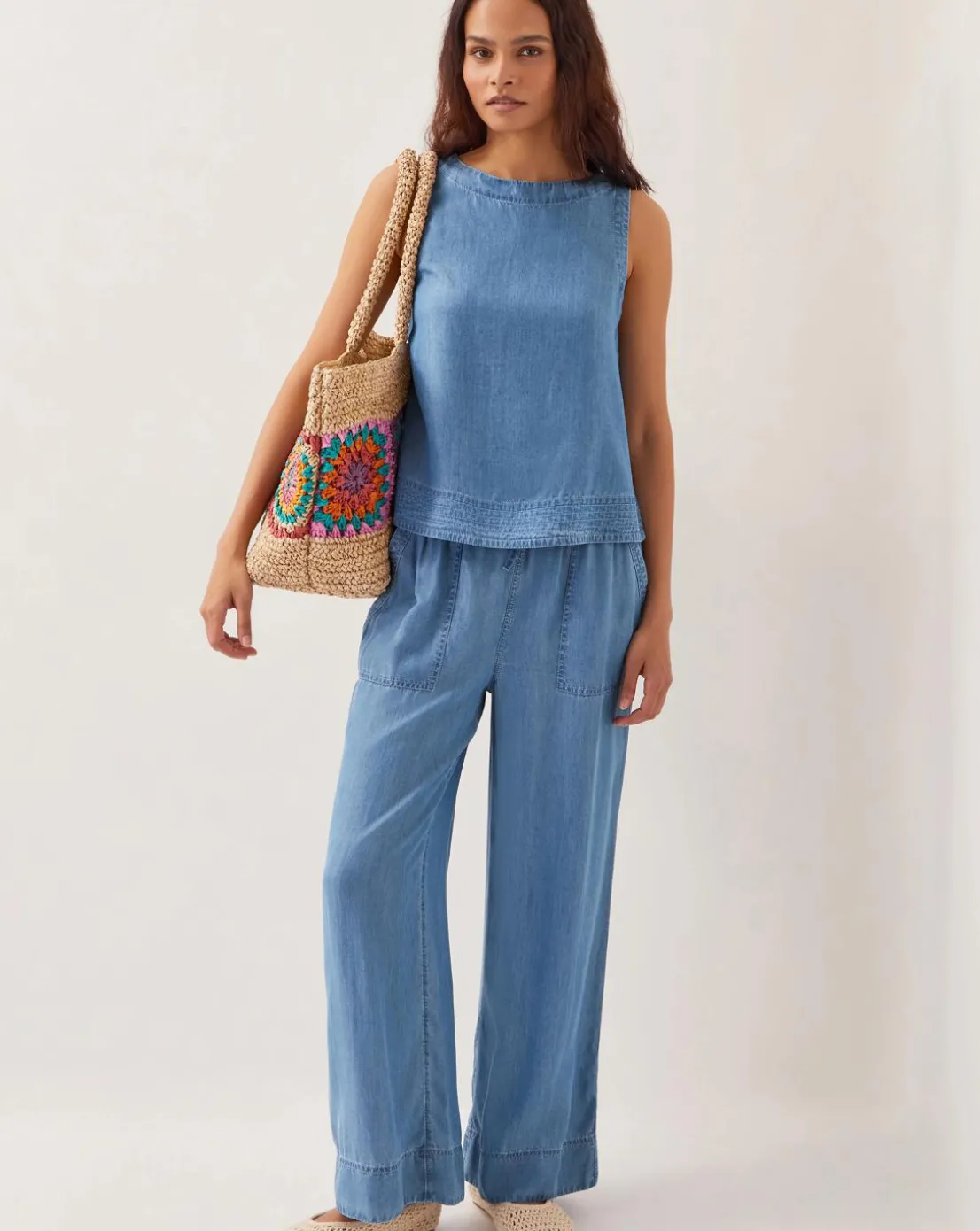 Monsoon Nyla Wide Leg Trousers