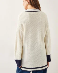 Monsoon Ola Oversized V-Neck Jumper