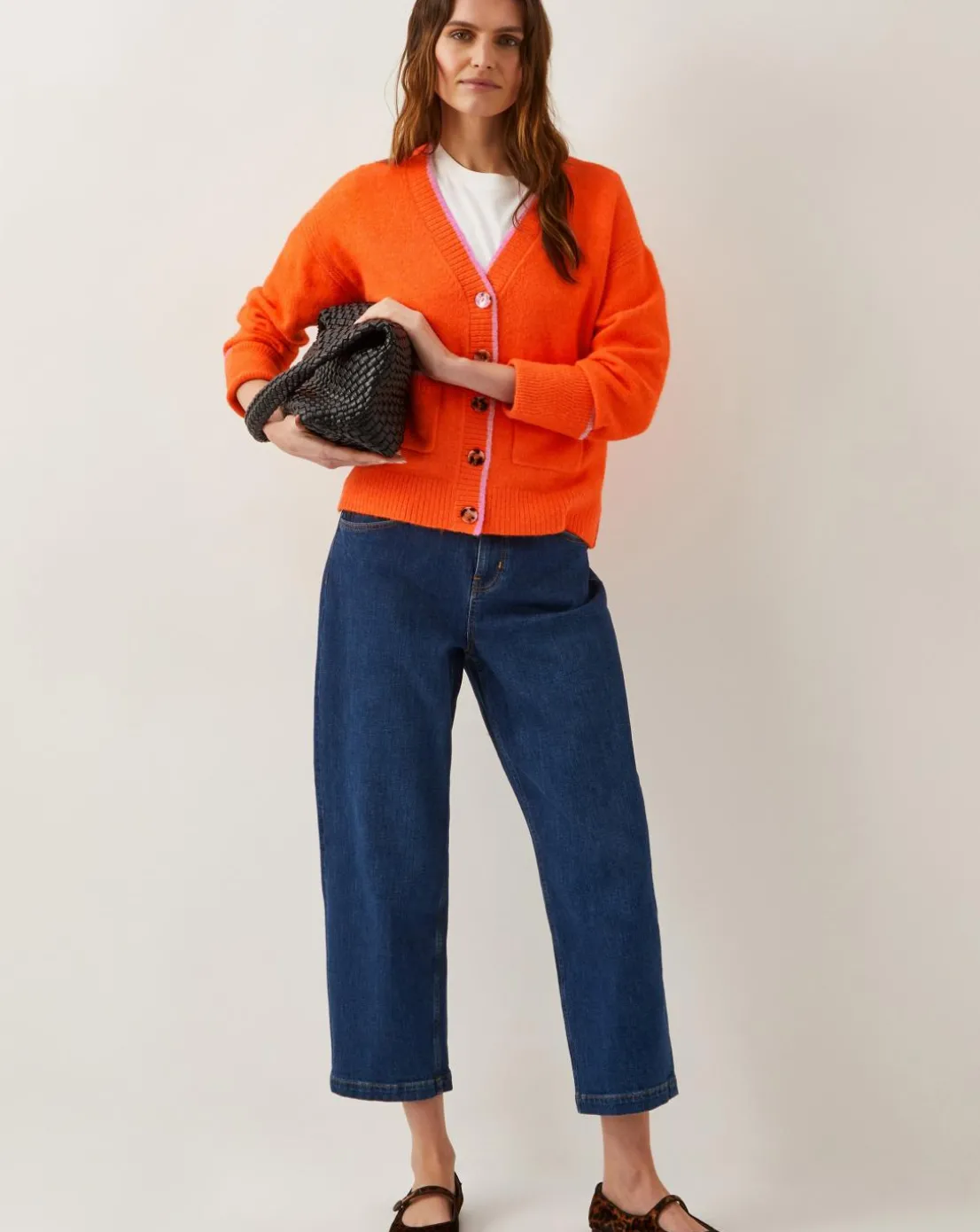 Monsoon Oona Oversized V-Neck Cardigan