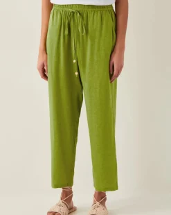 Monsoon Penina Drawstring Wide-Leg Trousers
