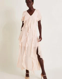 Monsoon Renata Ruffle Maxi Dress