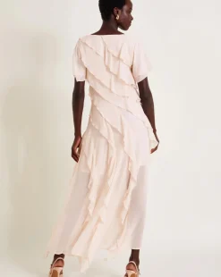 Monsoon Renata Ruffle Maxi Dress