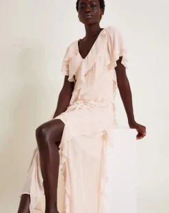 Monsoon Renata Ruffle Maxi Dress