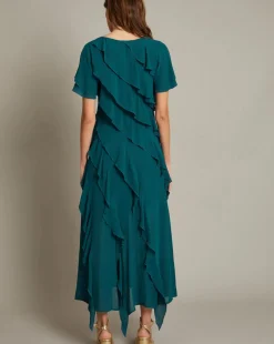 Monsoon Renata Ruffle Maxi Dress