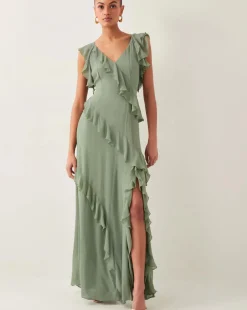 Monsoon Romy Ruffle Maxi Dress