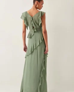 Monsoon Romy Ruffle Maxi Dress