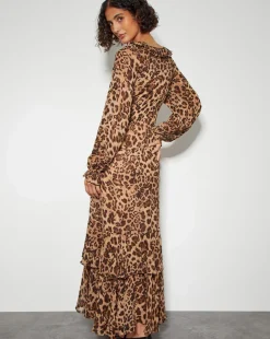 Monsoon Rowena Leopard Print Dress