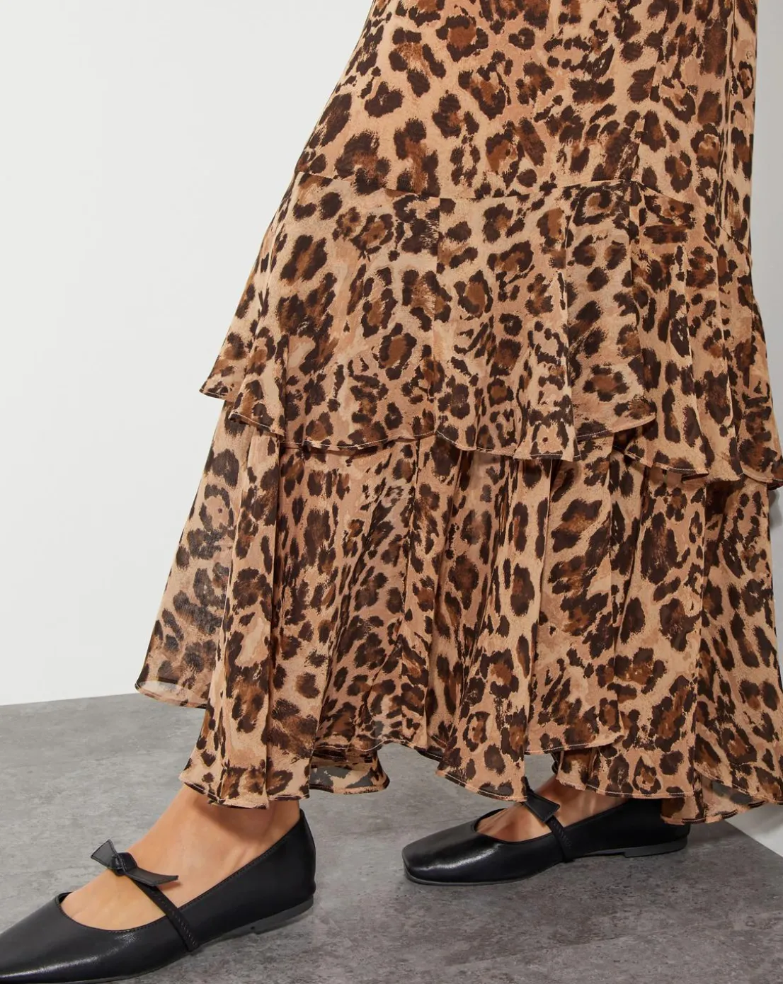 Monsoon Rowena Leopard Print Dress