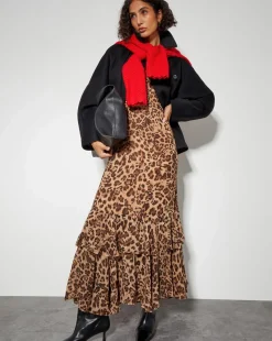 Monsoon Rowena Leopard Print Dress