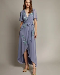 Monsoon Sarah Maxi Wrap Dress
