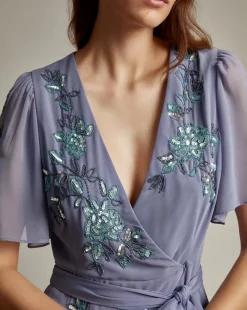 Monsoon Sarah Maxi Wrap Dress