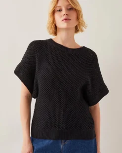 Monsoon Sofie Slouchy Short Sleeve Jumper