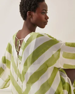 Monsoon Sorcha Chevron Kaftan Dress