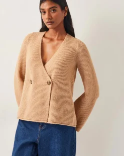 Monsoon Sula V-Neck Double Breasted Cardigan