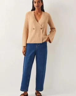 Monsoon Sula V-Neck Double Breasted Cardigan