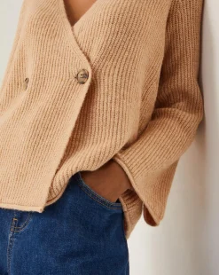 Monsoon Sula V-Neck Double Breasted Cardigan