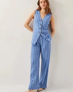 Monsoon Susan Stripe Trousers