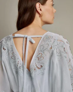 Monsoon Tatiana Angel Sleeve Embellished Maxi Dress