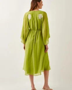 Monsoon Tilly Floral Embroidered Midi Dress