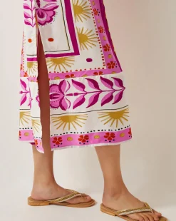 Monsoon Tina Summer Floral Maxi Kaftan Dress