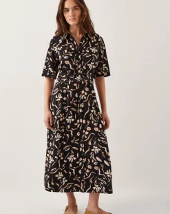 Monsoon Ulla Floral Print Jersey Dress