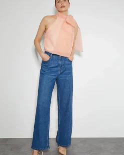 Monsoon Vera Organza Pussybow Top