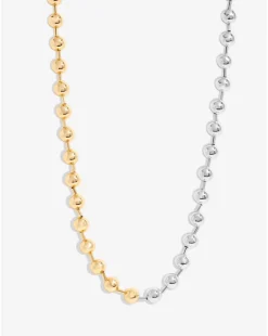 Mood Two Tone Ball Chain Allway Necklace
