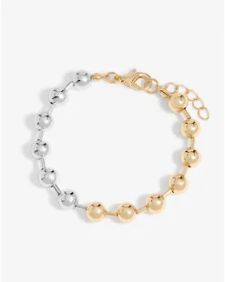 Mood Two Tone Chain Orb Bracelet
