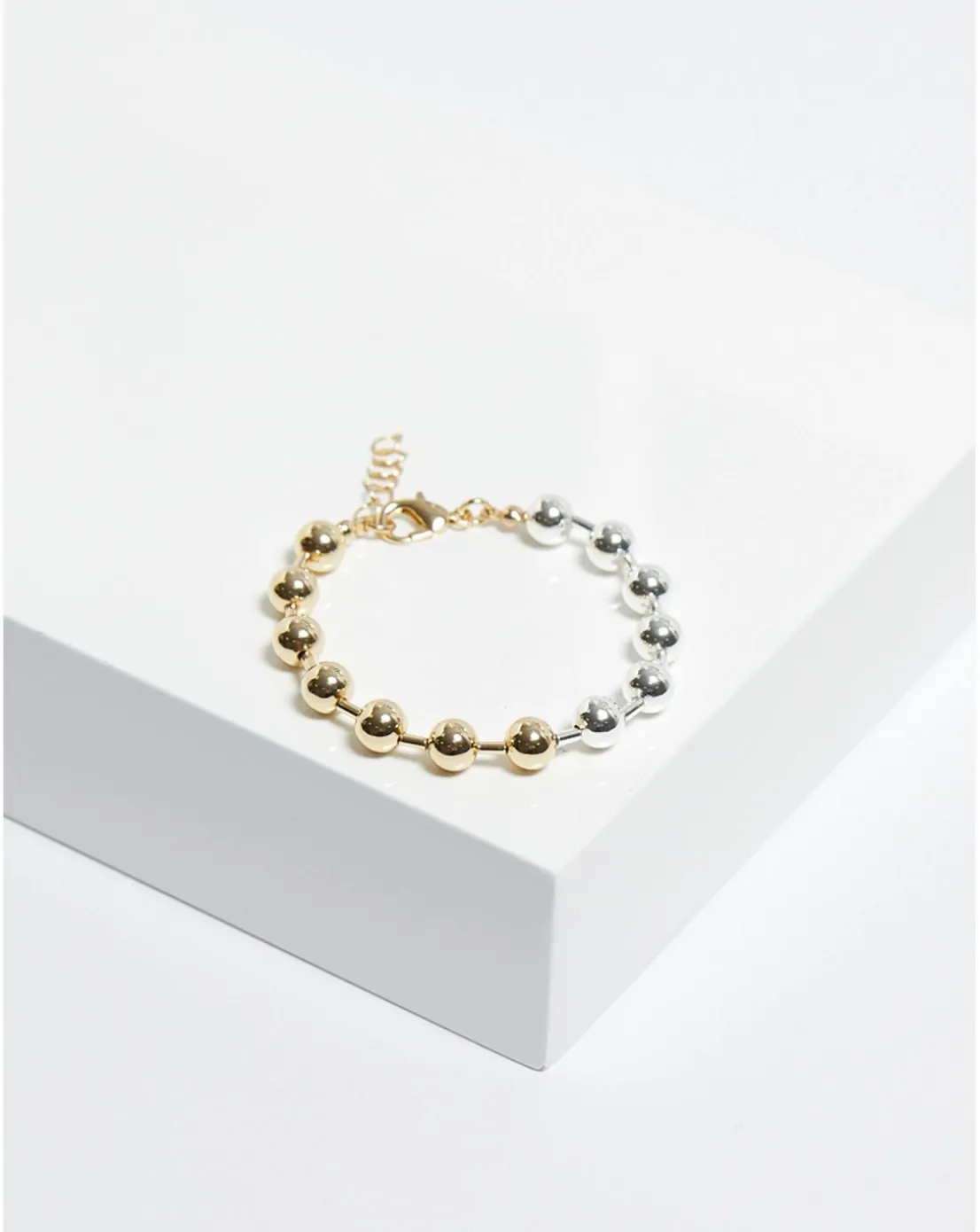 Mood Two Tone Chain Orb Bracelet