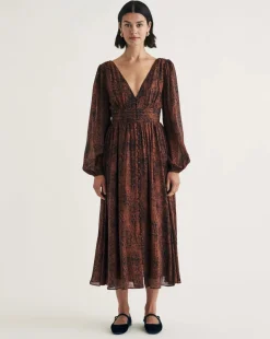 Nobody's Child Aine Midi Snake Dress