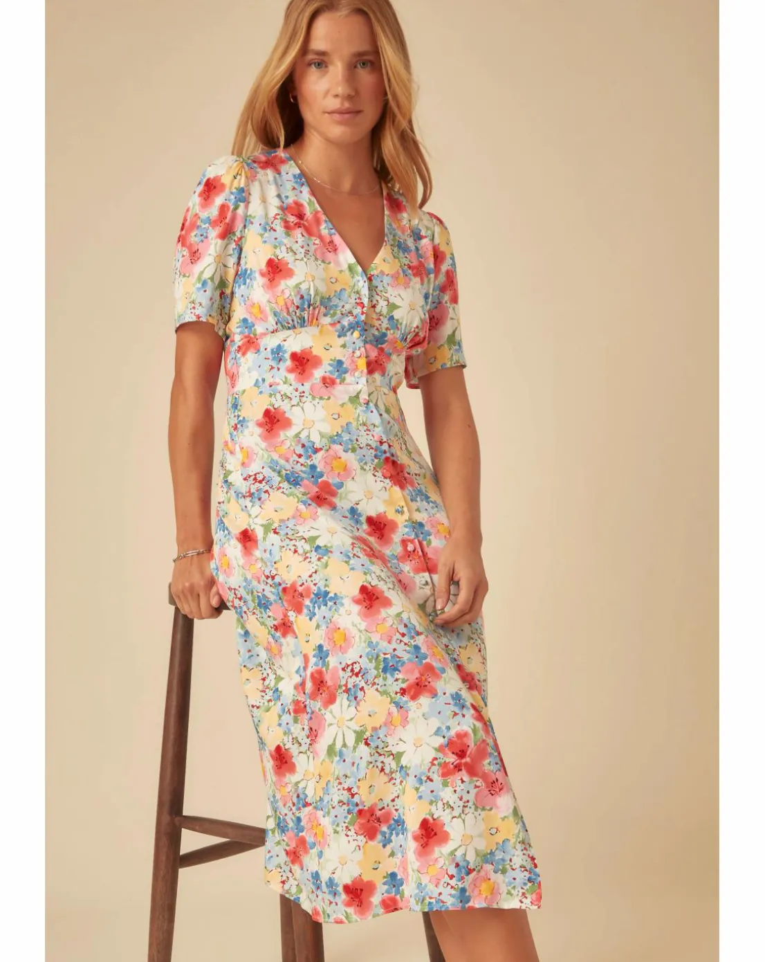 Nobody's Child Alexa Midi Dress Beatrix Floral