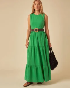 Nobody's Child Astrid Midi Dress Plain