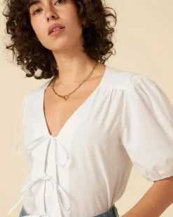 Nobody's Child Bernadetta Short Sleeve Blouse
