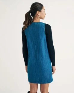 Nobody's Child Blue Denim Pinnie Dress