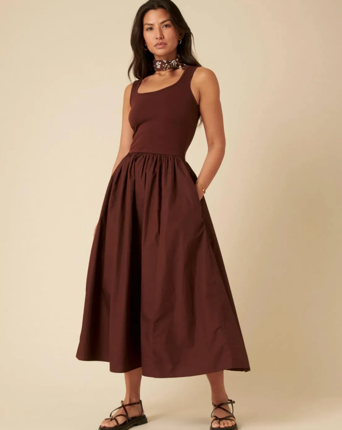 Nobody's Child Colorado Midi Dress Plain