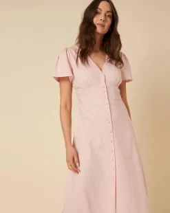 Nobody's Child Denim Alexa Midi Dress