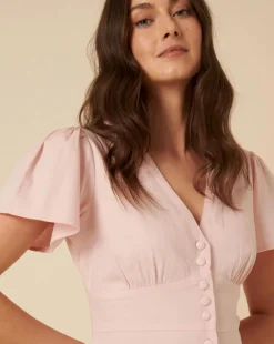 Nobody's Child Denim Alexa Midi Dress