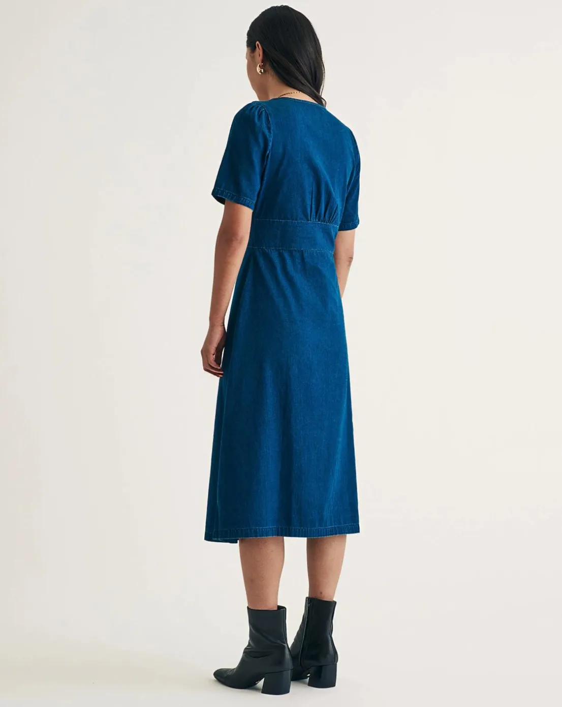Nobody's Child Denim Alexa Midi Dress