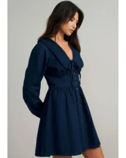 Nobody's Child Denim Otillie Mini Dress