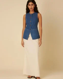 Nobody's Child Denim Wade Waistcoat