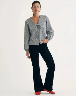 Nobody's Child Gingham Check Blouse