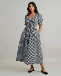 Nobody's Child Gingham Flossie Midi Dress