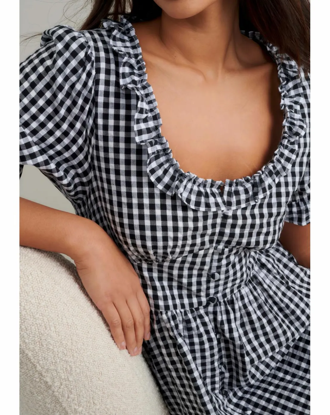 Nobody's Child Gingham Flossie Midi Dress