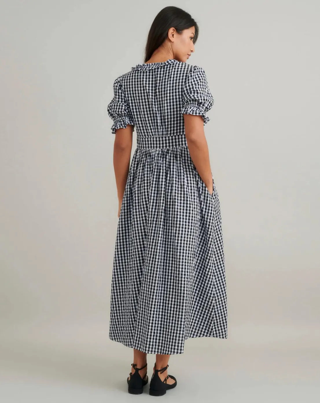 Nobody's Child Gingham Flossie Midi Dress