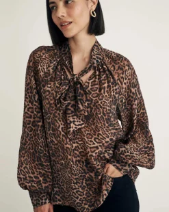 Nobody's Child Goldie Leopard Blouse